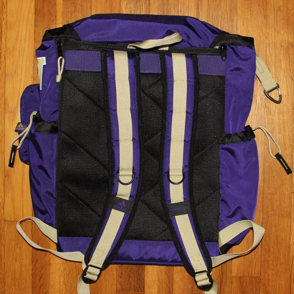 Adidas Washington Huskies Utility Premium Backpack Purple Gold
